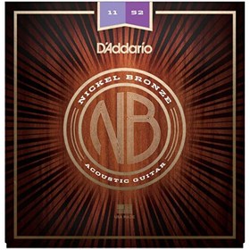 Resim D'Addario NB1152 Nikel Bronz Akustik Gitar Teli 