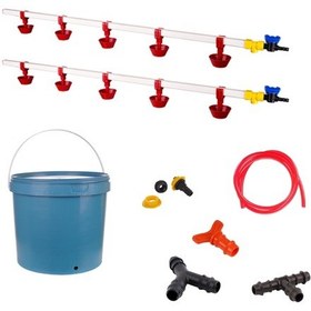 Resim TavPet Nipel Tavuk Suluğu 20 Lt Depolu Yaylı Çanaklı (Set/22) 