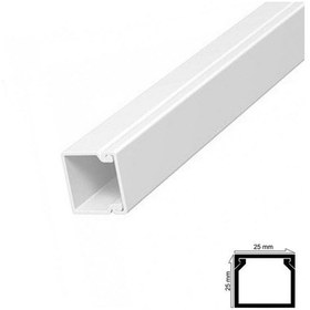 Resim Kablo Kanalı 25X25 Mm 2 Metre Yapışkan Bantlı 4 Adet 