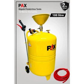 Resim Pax 100 Litre Köpük Tankı Köpük Püskürtme 10 Metre Hortum Tabancalı 