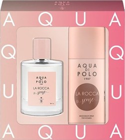 Resim Aqua Di Polo 1987 La Rocca Sense Kadın Parfüm EDP 50 ML + La Rocca Sense Sprey Deodorant 150 ML 
