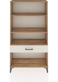 Resim Arges Dolap 3 Raflı Tek Çekmeceli 88x30x163 Çam-aytaşı Atlas Çam 