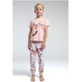 Resim Rolypoly Kız Çocuk Pembe Pijama Takımı 5274-47634 Pembe 