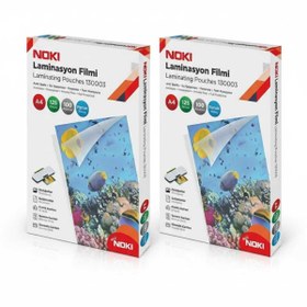 Resim Noki Laminasyon Filmi Parlak 125 Micron A4 100'lü - ( 2 PAKET ) 