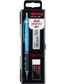 Resim Rotring Tikky Versatil Kalem Okul Seti 0.7 MM Açık Mavi 
