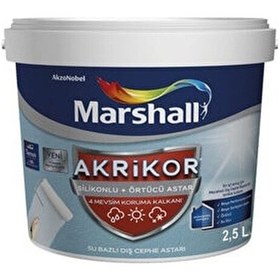 Resim Akrikor Silikonlu Örtücü Astar 2,5 Lt 