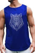 Resim BLUU Wolfart Kolsuz Sporcu T-shirt Tank Top Spor Atlet 