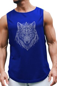 Resim BLUU Wolfart Kolsuz Sporcu T-shirt Tank Top Spor Atlet 