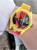 Resim Q&Q Unisex Su Geçirmez Plastik Kordon Kol Saati 