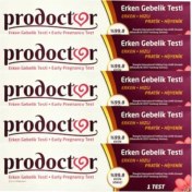 Resim Prodoctor Erken Gebelik Testi x 5 Adet 