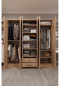 Resim 6 Kapaklı Gardırop 240cm Sonoma 