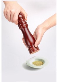 Resim Trendpoint Karabiber Tuz Kahve Baharat Öğütücü Ahşap Manuel El De Kahve 