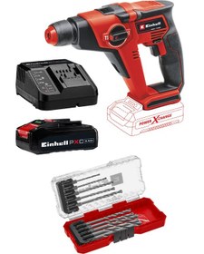 Resim Einhell TE-HD 18/12 Li, Akülü Pnömatik Matkap Seti ( 2,5 Ah Akü ve Şarj Cihazı , 10 Parça Uç Seti Dahildir ) 