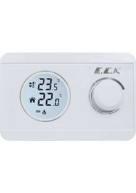 Resim Eca Poly Pure 100w Dijital Pilli On-off Kablosuz Oda Termostatı 