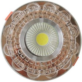 Resim Gold Kristal Cam Sıva Altı Spot Cob Led Armatür Beyaz Işıklı Diğer 