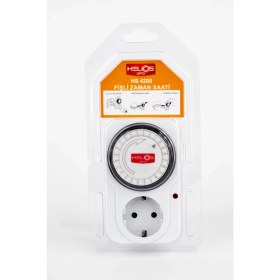 Resim Helios Pri̇z Ti̇pi̇ Mekani̇k Zaman Saati̇ 