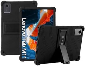 Resim Microcase Lenovo Tab M11 11 inch Tablet için Standlı Silikon Kılıf - AL3309 