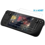 Resim Steam Deck Oyun Konsolu 9h Temperli 2'li Cam Ekran Koruyucu 