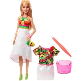 Resim Barbie Crayola Mevyeli Tasarım Bebeği Gbk18 