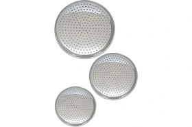 Resim Home Paslanmaz Çelik Sarma Altlığı, Çok Fonksiyonlu Sarma ve Altlığı Süzgeç, Mutfakta Pratik Kullanım Için Dayanıklı ve Hijyenik Aksesuar (22 Cm) 