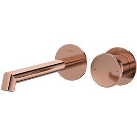 Resim Teska E 5509 Arte Ankastre Lavabo Bataryası Rose Gold 