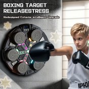Resim Akıllı Kablosuz Müzikli Boks Makinesi Eldivenli - Duvara Monte Yetişkinler ve Gençler için Antrenman Ekipmanı, USB ile Çalışır, Şarj Edilebilir Pil, 36V, Evde Spor Salonu için İdeal ve Doğum Günü Hediyeleri, Evde Spor Ekipmanları, Modern Fitness Ekipmanları, Dayanıklı Yapı, yetişkinler için, eldiveni, evde spor ekipmanı 