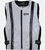 Resim Gms LuxVest Full reflektör motorcu yelek gri 