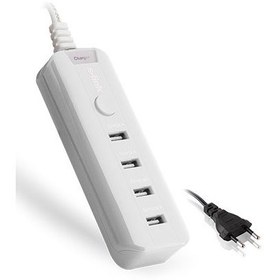 Resim S-Link Sl-M4 Akıllı Telefonlar Ve Tablet 4000Mah 4*Usb Port Beyaz Ev Şarj Adaptör 