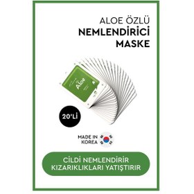 Resim Mjcare On Aloe Mask - Aloe Vera Özlü Yüz Maskesi 20'li 