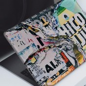 Resim Yırtılmış Dergi Sayfaları Notebook Sticker, Laptop sticker,, Hp Sticker, Asus Sticker, 15.6 inç Sticker 