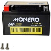 Resim 12 V7 Ah Motosiklet Aküsü Ytx7a - Bs - Scooter 150 87 94 Monero Akü 