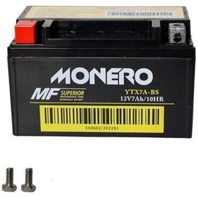 Resim 12 V7 Ah Motosiklet Aküsü Ytx7a - Bs - Scooter 150 87 94 Monero Akü 