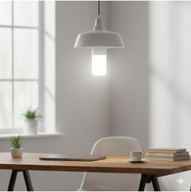 Resim K2 PIL 12W Tasarruflu LED Ampul Beyaz Işık E27 Duy (Yüksek Verim, Uzun Ömür) 