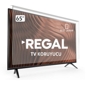 Resim Bestekran Regal Uyumlu 65R854UQ Tv Ekran Koruyucu - Regal Uyumlu 65" İnç Tv Ekran Koruma Paneli 