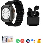 Resim BYRTECH T20 Watch Ultra 2 4 Kordonlu Akıllı Saat + Air Pro 5 Bluetooth Kulaklık İkili Paket 