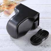 Resim Ykd Store Fujıfılm X-A3 / X-A2 Için Tam Vücut Deri Kılıf Çanta Siyah (Yurt Dışından) 