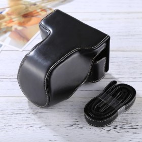 Resim Ykd Store Fujıfılm X-A3 / X-A2 Için Tam Vücut Deri Kılıf Çanta Siyah (Yurt Dışından) 