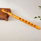 Resim 1 Adet Çok Delikli Kayıtçı ve Bambu Fıskiye - Parti Performansı için Uygun Başlangıç Enstrümanı, Yetenek Gösterisi 