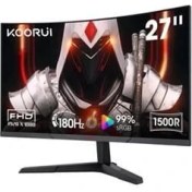 Resim Koorui 27'' 27E6CA Curved 180Hz Gaming Monitör Siyah 1ms 