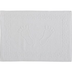 Resim Otel Ayak Havlusu Ayak Izli 10 Adet 50X70 Beyaz 
