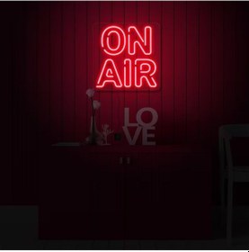 Resim On Aır Yazılı Neon Tabela Çok Renkli 