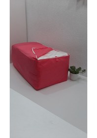 Resim Mef Collection 10'lu Baza Altı Hurç Seti | Sandık Tipi Mega Boy Yorgan Hurcu ve Battaniye Saklama Kutusu 