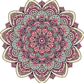 Resim Sayılarla Boyama Seti - Mandala 5 - 80x80 