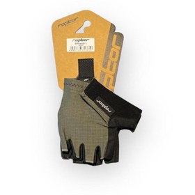 Resim RAPTOR Eldiven Kısa Parmak Bisiklet Eldiveni MTB Yarım Parmak L(Large) Beden Gri 