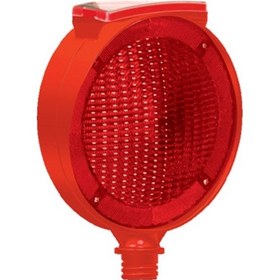 Resim İleri Trafik Solar Yuvarlak Çift Taraflı Flaşör Kırmızı 534231025 