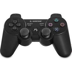 Resim Snopy Rampage Sg-Rps3 Siyah Play-Station Ps3 Bluetooth Çift Titreşimli Gamepad 