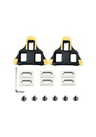 Resim Qingmipy Spd Ve Look Sistemine Uyumlu Dağ Yolu Bisikleti Ayakkabısı Kilidi - Dayanıklı Malzemeyle Güvenli Kilitleme, Kolay Kurulum Çok Renkli 