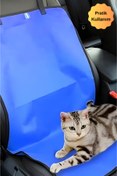 Resim MyTechCat ® Evcil Hayvan Araç Arka Koltuk Kılıfı - Mavi + Taşıma Çantası Hediye 