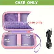 Resim Kikapabi/Joozfee/Dancingcow/Prysyedawn Öğrenme Tutucuları için EVA Akıllı Telefon Kılıfı - Ergonomik Tutuş, Kompakt Tasarım ve Güvenli Kapatma ile Dayanıklı Koruyucu Kılıf, Oynak Telefonlar ve SD Kartlar ile Uyumlu (Sadece Kılıf), Telefon Depolama Kılıfı, Düzenli Depolama Çözümü, Dokulu Dış Mekan 