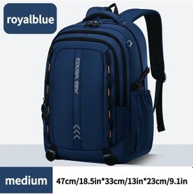 Resim Maxaccess Royal Blue Medium Okul Sırt Çantası Hafif 39.62 Cm Laptop Çantası Gençler İçin Dayanıklı Kraliyet Mavisi 
